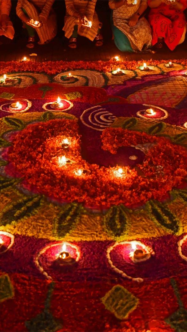 Bing HD Wallpaper Oct 24, 2022: Diwali lights in Guwahati, India - Bing ...